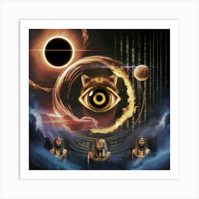 Egyptian Eye Art Print