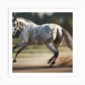 Horse Galloping 12 Art Print