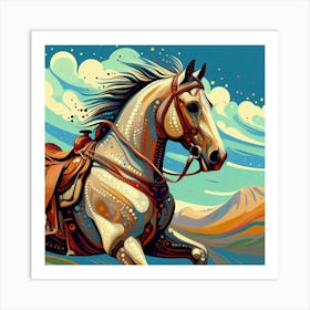 Horse In The Sky Art Print