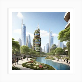 Urban Oasis Art Print