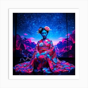 Geisha Photo Pose Art Print