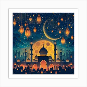 Ramadan Background 7 Art Print