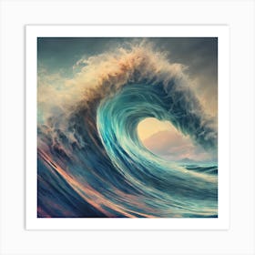 Abstract Wave 3 Art Print