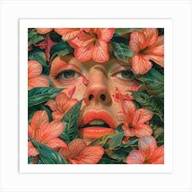 Flora Art Print