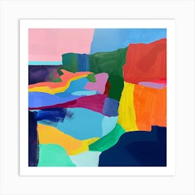 Abstract Travel Collection Bermuda 5 Art Print