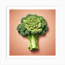 Broccoli Stock Videos & Royalty-Free Footage Art Print