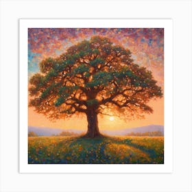 Oak tree 1 Art Print