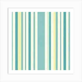 Classic Stripe Pattern, Striped Wallpaper 1 Art Print