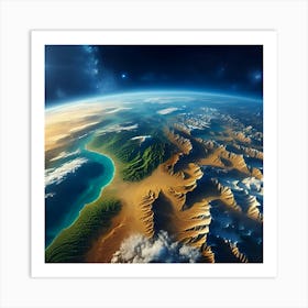 Earth From Space 1 Poster