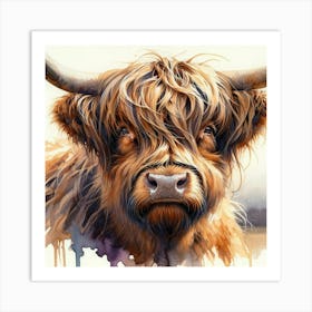 Highland cattle Art Print