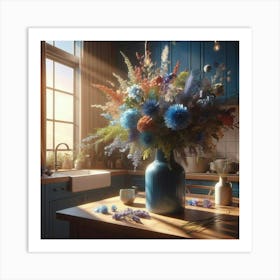 Flowers In A Vase 1 Art Print