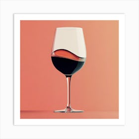 Wine Glass Art Print