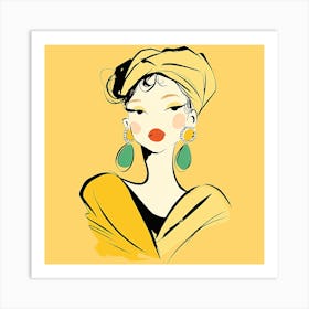 Fashion Girl Art Print