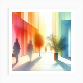 Abstract Cityscape 15 Art Print