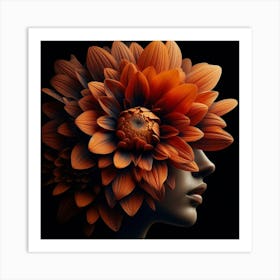 A woman 14 Art Print