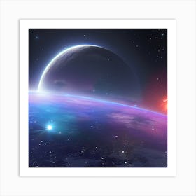 Space - Wallpaper Art Print