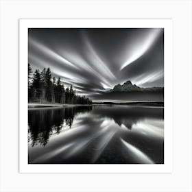 Black And White Sky Art Print