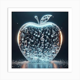 Apple Music Notes Art Print