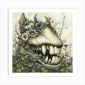 Monster'S Mouth Art Print