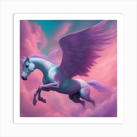 Pegasus In The Sky 1 Art Print