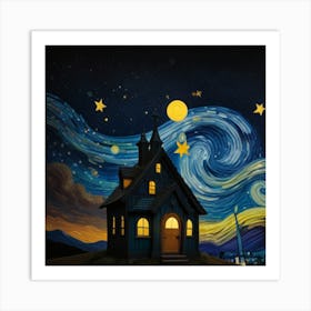 Starry Night Art Print