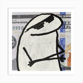 Thug life flork Art Print