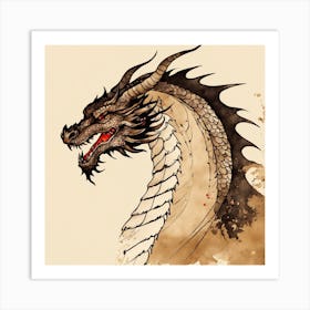 Dragon Painting (12) Art Print