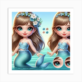 Mermaids Art Print