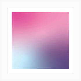 Background Retro Sunrise Rainbow1 (2) Art Print