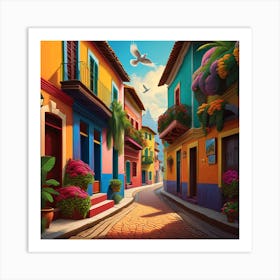 Colorful Street Art Print