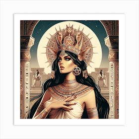 Egyptian Goddess 8 Art Print