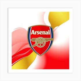 Arsenal F.C Logo Wall Art 4 Art Print