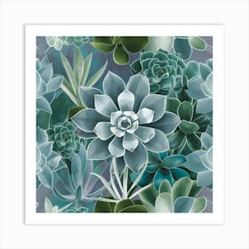 Succulent Green Art Print