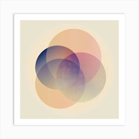 Abstract Circles 70 Art Print