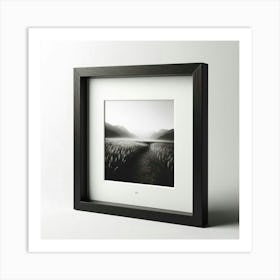 Landscape - Black And White Art Print