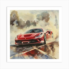 Red Ferocity Art Print