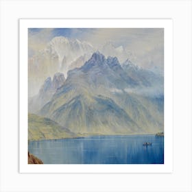 View Of Lake Taupo Art Print