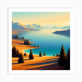 Landscape Painting 89 Art Print