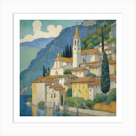 Kirche In Cassone Gustav Klimt Art Print 3 1 Art Print