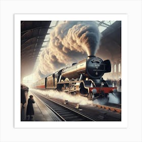 Steam Train 3 Art Print