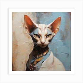 Sphinx-cat 8 Art Print