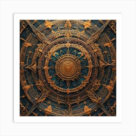 Aztec Art Art Print