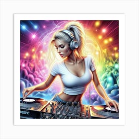 Dj Dj Art Print