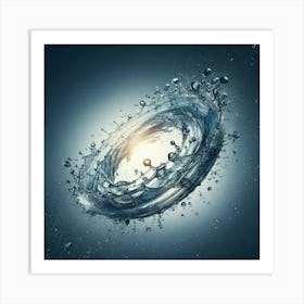 Water Splash 16 Art Print