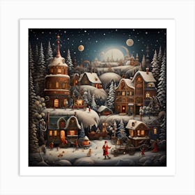 Ethereal Yule Reverie Art Print