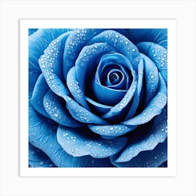 Blue Rose 2 Art Print