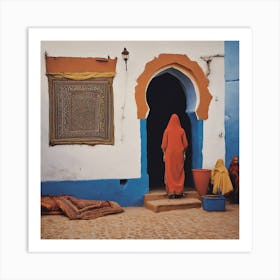 Doorway To Morocco Art Print