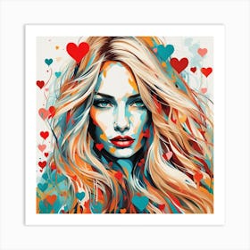 love and desire 1 Art Print