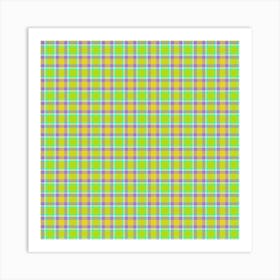 Checkered Fabric 5 Art Print