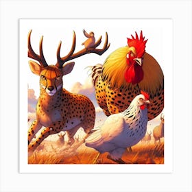 Animals Art Print